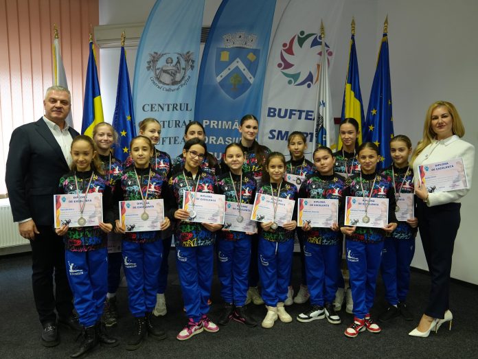 Primarul Gheorghe Pistol a premiat sportivele de performanță din Buftea