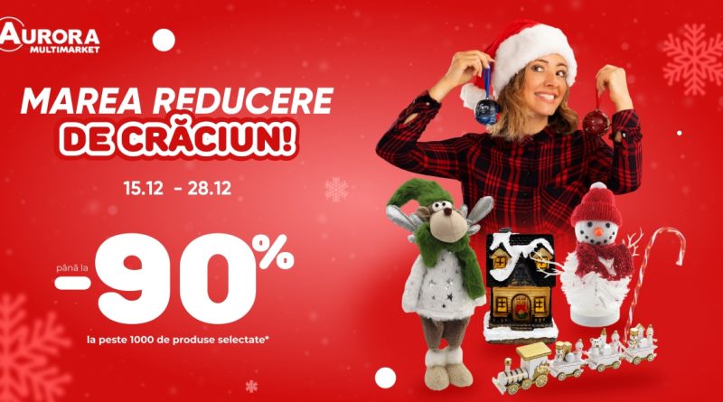 Aurora Multimarket oferă reduceri substanțiale în luna decembrie pentru sărbători