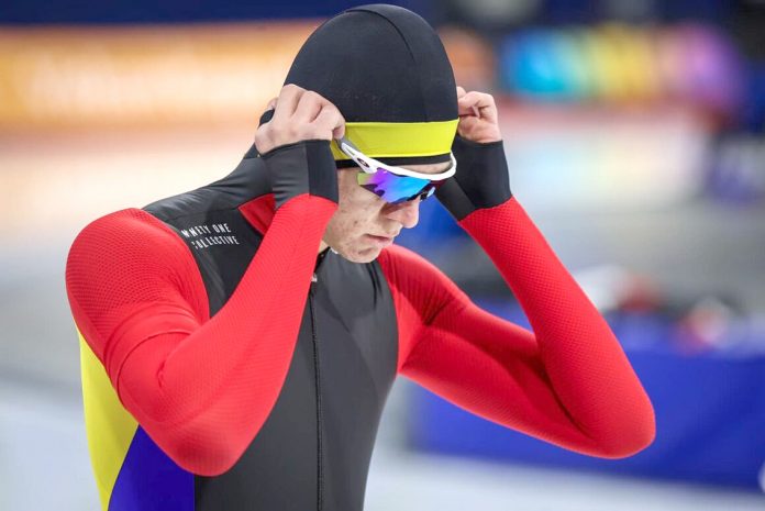 Eduard Nițu a concurat la Cupa Mondială de patinaj viteză de la Hamar