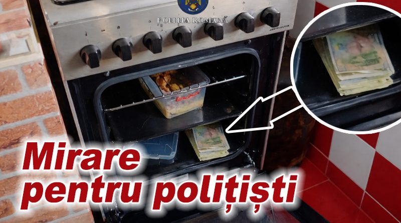Polițiștii din Buzău au descoperit 71.000 lei ascunși într-un cuptor în timpul perchezițiilor