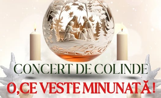 Școala de Artă „Gheorghe Chivu” organizează concertul de colinde „O, ce veste minunată”