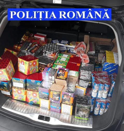 Poliția verifică respectarea legii privind articolele pirotehnice în sezonul sărbătorilor de iarnă