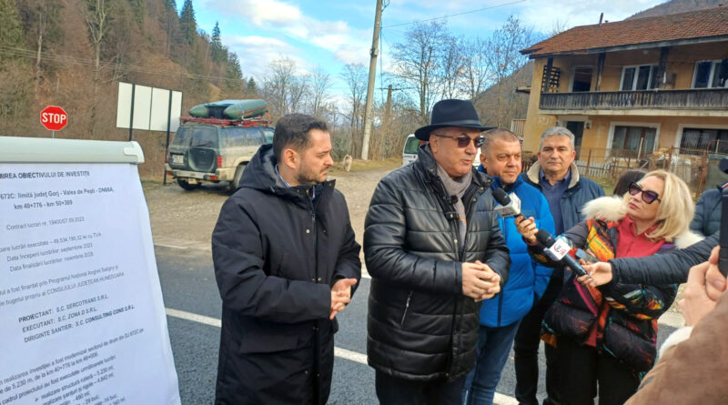 Consiliul Județean Hunedoara finalizează modernizarea drumului DJ 672C
