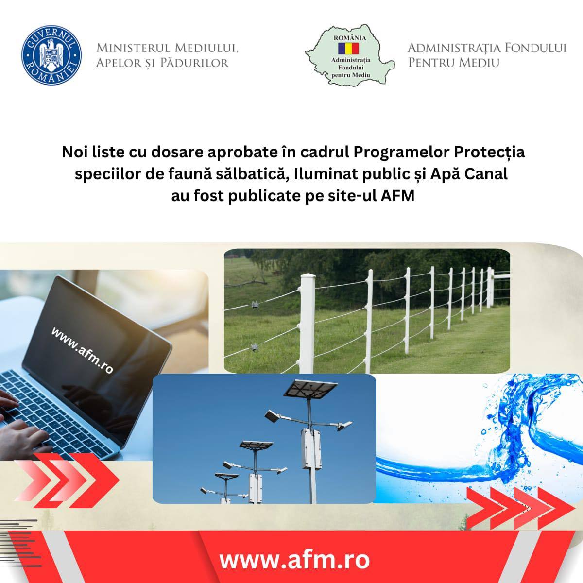 Administrația Fondului pentru Mediu aprobă finanțări pentru mai multe programe de mediu