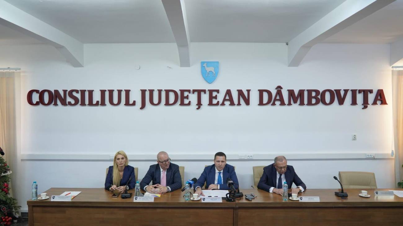 Consiliul Județean Dâmbovița continuă investițiile majore în infrastructură și servicii în 2025