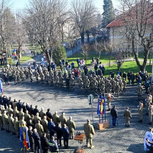 Batalionul 24 Infanterie „Ecaterina Teodoroiu” primește Drapelul de Luptă la Târgu Jiu