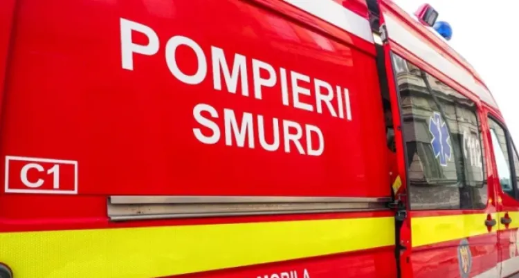 Pompierii clujeni intervin pentru un apel la un incendiu la etajul 7