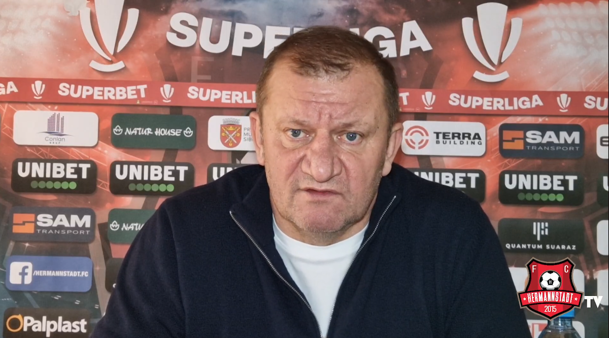 Dorinel Munteanu vizează victoria în meciul FC Hermannstadt – Petrolul Ploiești