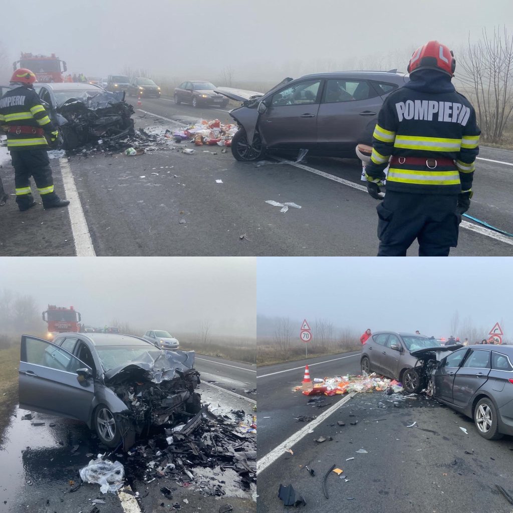 Un bărbat a murit și altul a fost grav rănit într-un accident frontal pe DN 66