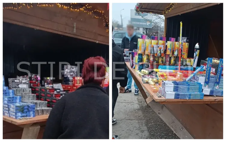 Clujenii semnalează vânzarea de petarde și artificii în parcarea autogării Fany