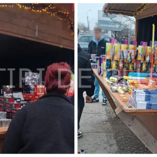 Clujenii semnalează vânzarea de petarde și artificii în parcarea autogării Fany