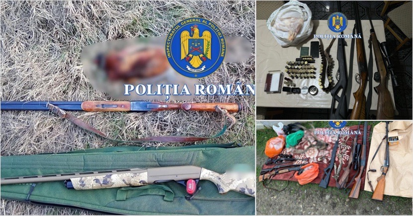 Polițiștii din Vâlcea intensifică acțiunile contra braconajului și neregulilor în regimul armelor