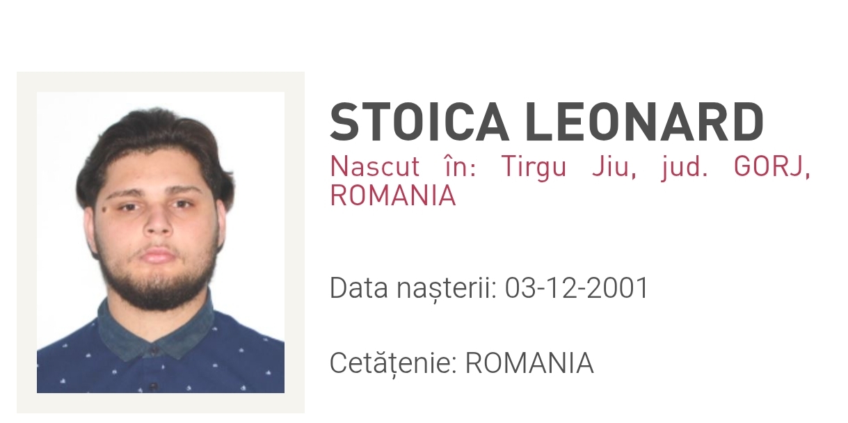 Leonard Stoica este căutat în baza unui mandat european pentru jaf armat