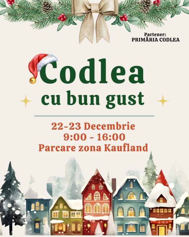 Primăria Codlea organizează târgul „Codlea cu bun gust” înainte de Crăciun