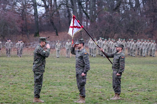 Pușcașii marini spanioli au început o nouă rotație la baza NATO din Cincu