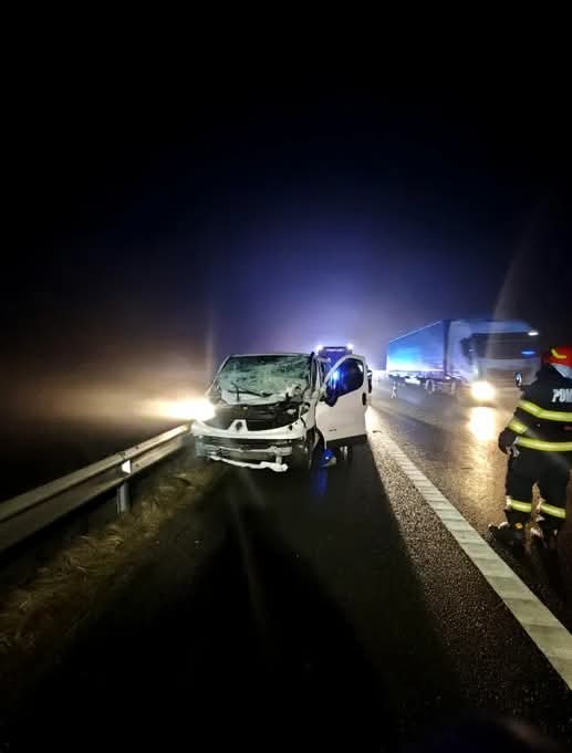 Planul Roșu activat în Sibiu după un accident pe autostrada A1