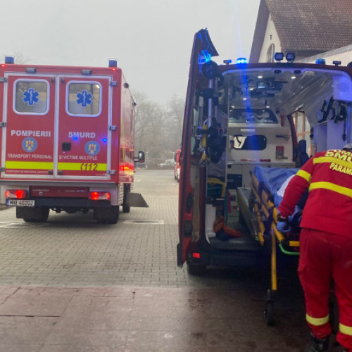 Salvatorii intervine în Sibiu după prăbușirea tavanului de la piscina unui hotel
