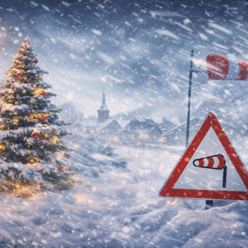 Vânt puternic și ninsori viscolite în Dâmbovița odată cu atenționarea meteo Cod galben