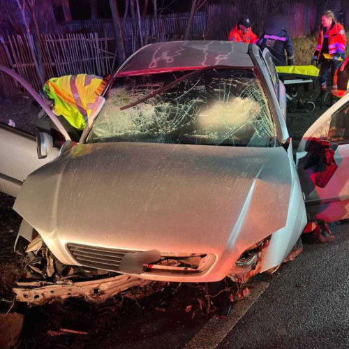 Un accident rutier în Lunca Corbului a provocat un deces și patru răniți