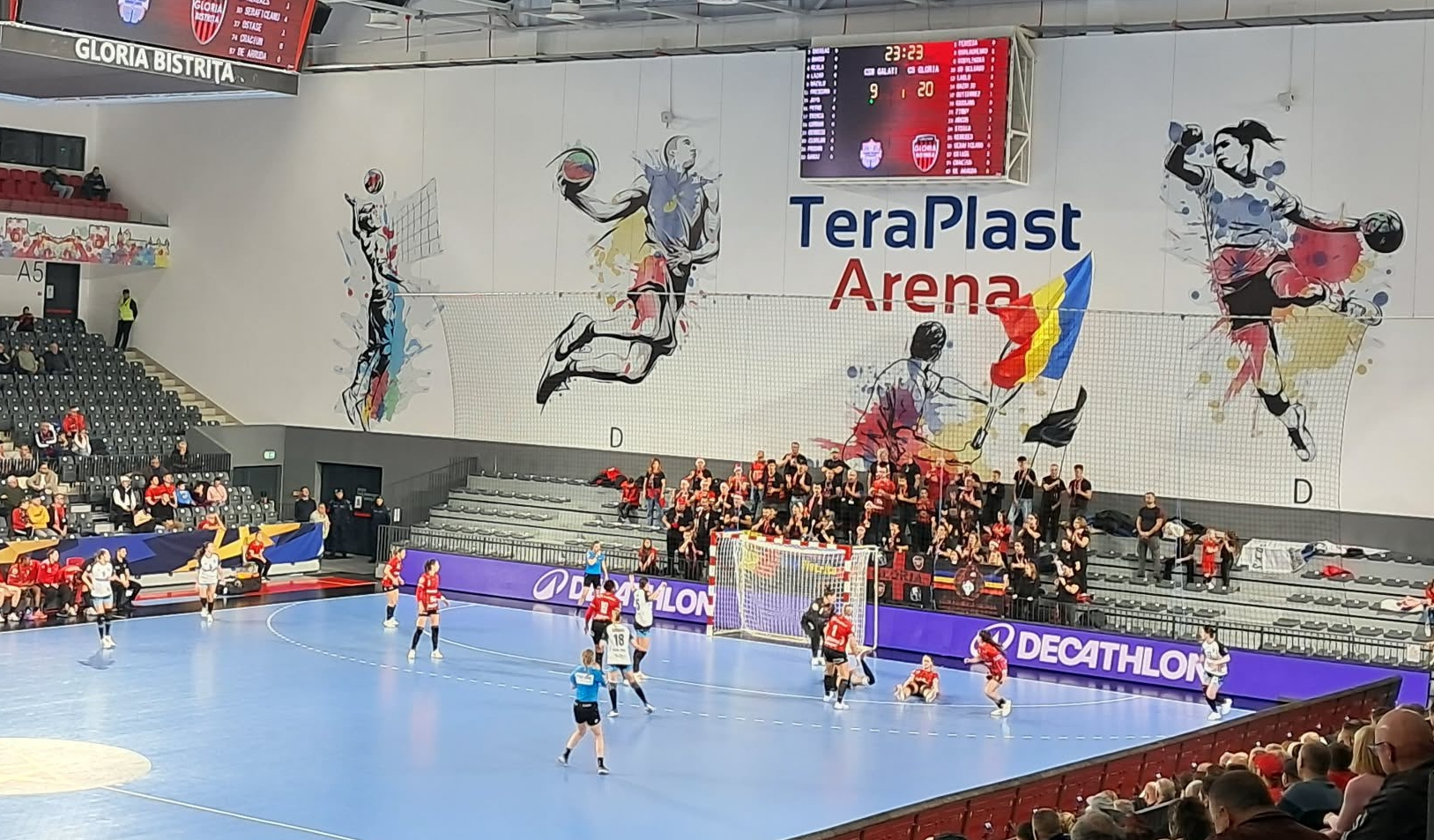 Gloria Bistriţa învinge categoric CSM Galaţi în Liga Florilor