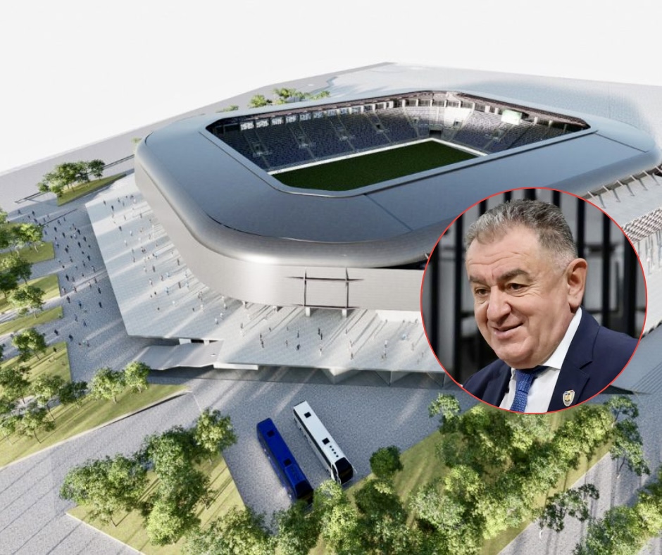 Primarul Cristian Gentea anunță începutul lucrărilor la noul stadion Nicolae Dobrin din Pitești