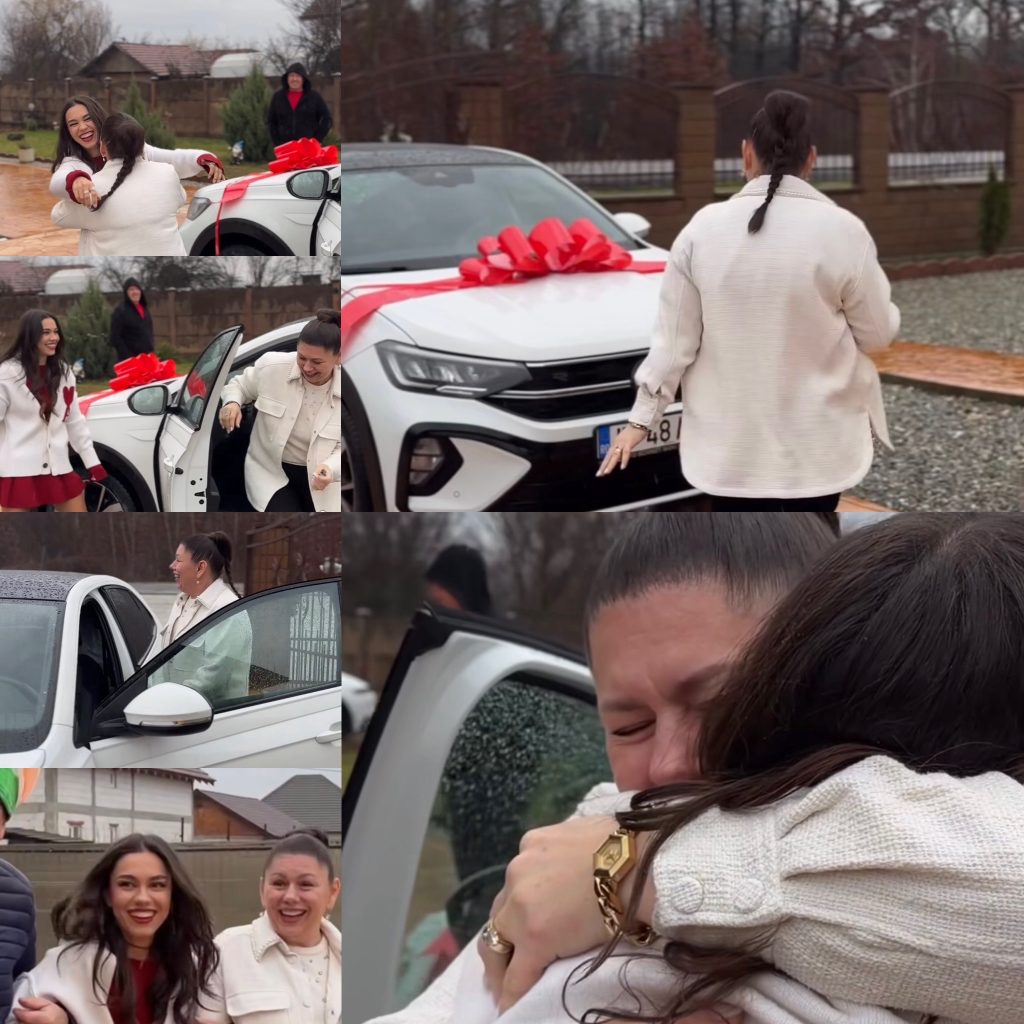 Aurelia Cimpoieru primește un cadou surpriză de Crăciun de la fiica sa