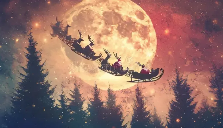 Moș Crăciun va parcurge sute de milioane de kilometri în Ajun pentru a aduce cadouri