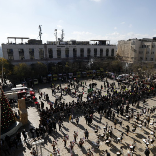 Betleem reia sărbătorile de Crăciun după doi ani de război în Gaza