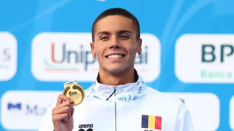 David Popovici, nominalizat pentru cel mai bun sportiv din Balcani în 2025