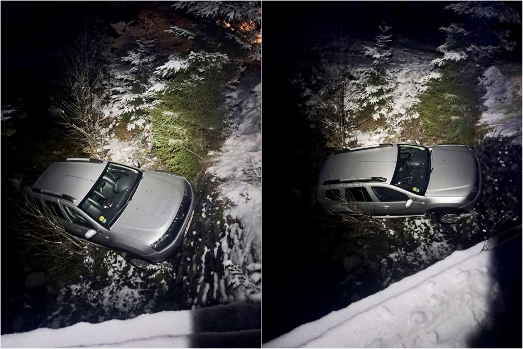 Salvamont Argeș a intervenit pentru salvarea a șase persoane căzute cu mașina în afara unui drum forestier