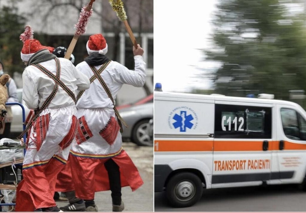 Bărbat atacat cu bâta în cap în timp ce colinda, în județul Cluj