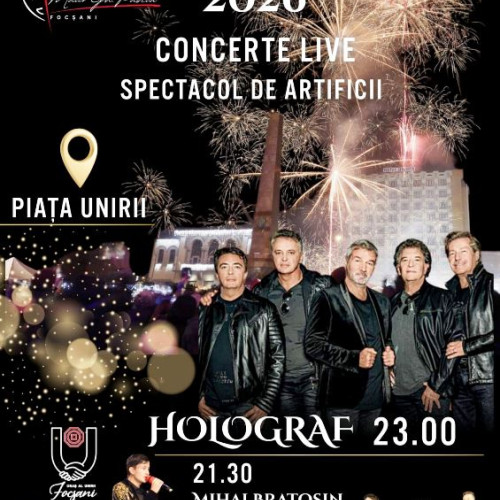 Primăria Focșani organizează spectacol de Revelion cu Dan Bittman și Holograf