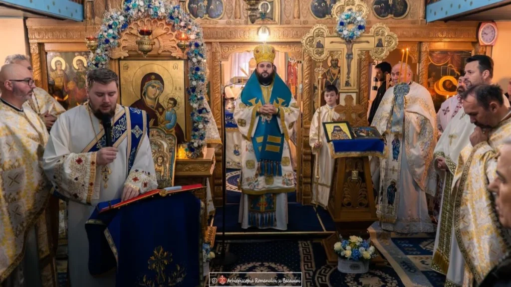 Preasfințitul Teofil Trotușanul a slujit în localitatea Poduri, locul de naștere al Sfântului Gherasim