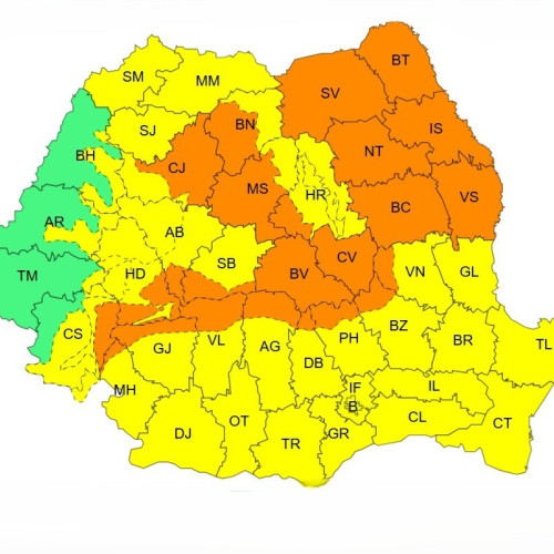 Județul Ialomița va fi afectat de o iarnă autentică cu ninsoare viscolită