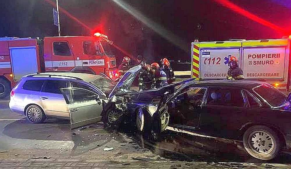 Patru persoane rănite într-un accident la ieșirea din Botoșani spre Suceava