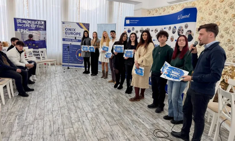 Europe Direct Râmnicu Sărat premiază tinerii implicați în proiecte comunitare din 2025