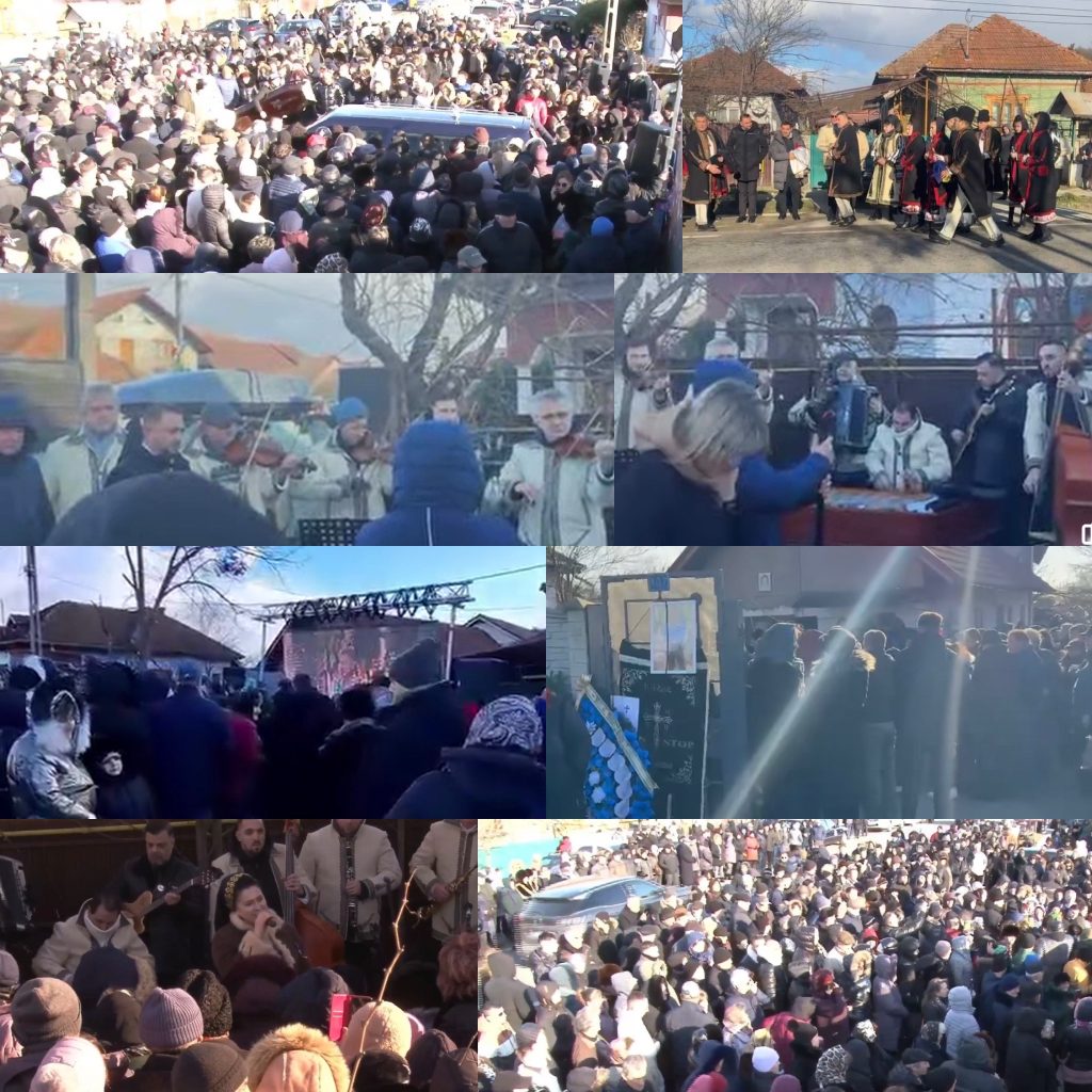 Sute de oameni adună un ultim omagiu artistului Ion Drăgan la Bălești