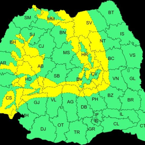 ANM anunță fenomene meteo intense cu ninsori și viscol în mai multe regiuni ale țării