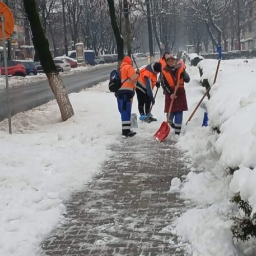 Prim Transprest reia serviciul de transport public în condiții meteo dificile
