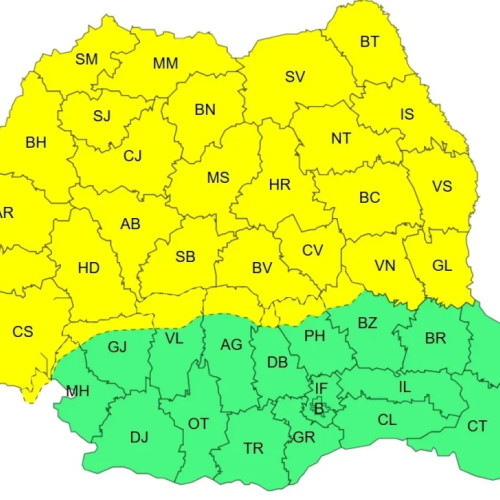 ANM avertizează pentru ninsori abundente, viscol și ger în perioada 6-9 ianuarie