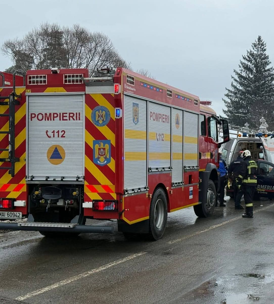 Incendiu în comuna Colibași provocat de scăpări de gaze de la o butelie