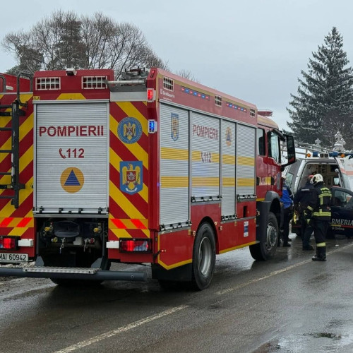 Incendiu în comuna Colibași provocat de scăpări de gaze de la o butelie