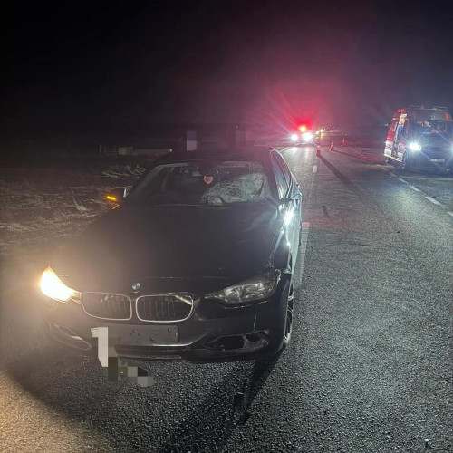 Doi pietoni loviți pe DN 55A în județul Dolj: o femeie a murit