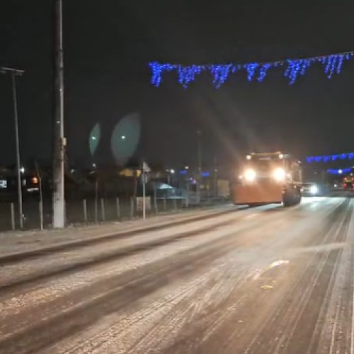 Consiliul Județean Ilfov menține carosabilul negru pe drumurile județene după intervenții nocturne