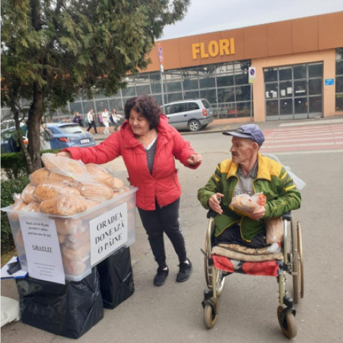 Proiectul "Oradea donează o pâine" s-a încheiat cu succes, iar 187 de persoane au fost ajutate