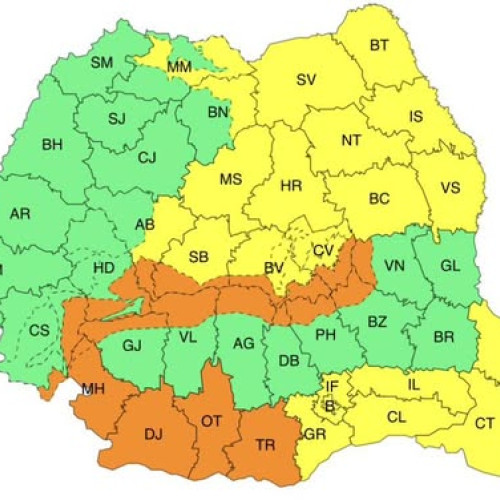 Vreme geroasă și viscol intens în mare parte din țară în perioada 8-10 ianuarie