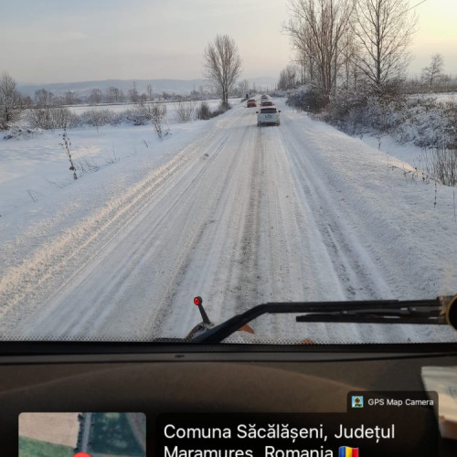 Consiliul Județean Maramureș intervine pentru deszăpezirea DJ 182B