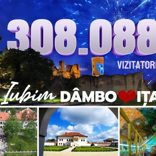 Consiliul Județean Dâmbovița raportează peste 300.000 de vizitatori în 2025