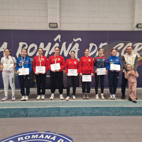 Amelie Pescaru câștigă titlul național la sabie feminin juniori