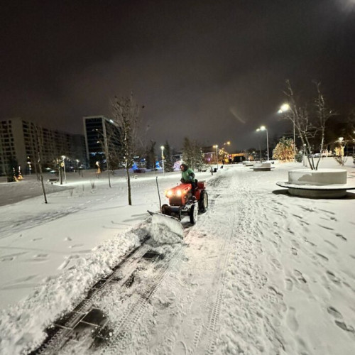 Sector 6 asigură intervenții continue pentru siguranța circulației în contextul ninsorilor